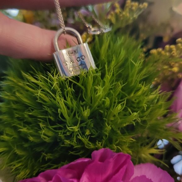 RARE! Tiffany AND CO LOCKET NECKLACE STATEMENT PIECE 💙 925 Sterling Silver - Picture 6 of 8